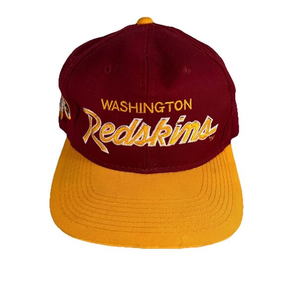Vintage Washington Redskins Sports Specialties Script Snapback Hat NFL Football - Picture 1 of 10